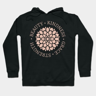 Dahlia Flower Meaning in Shell Hoodie